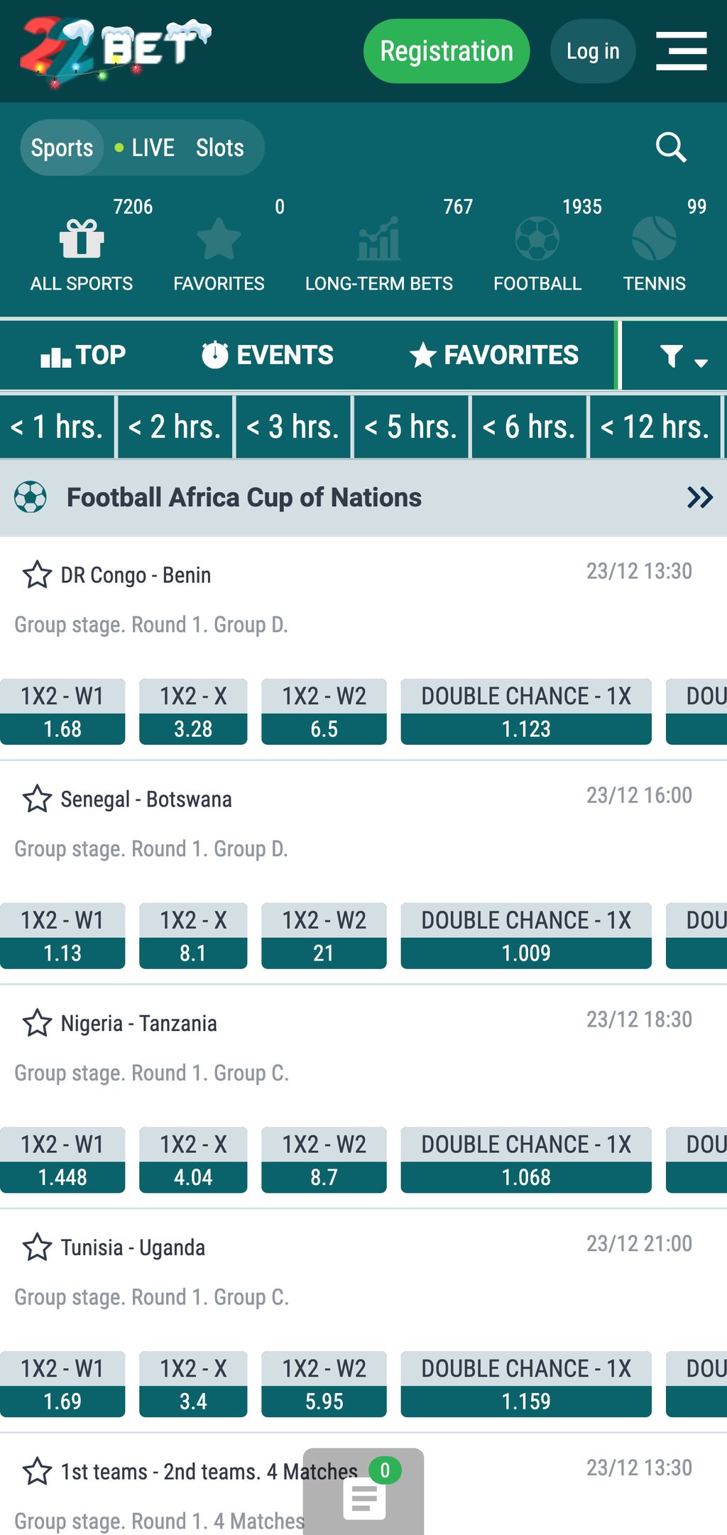 22bet Kenya sports betting