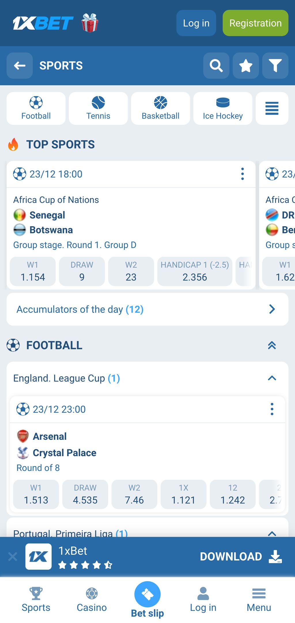 1xBet Kenya sports betting