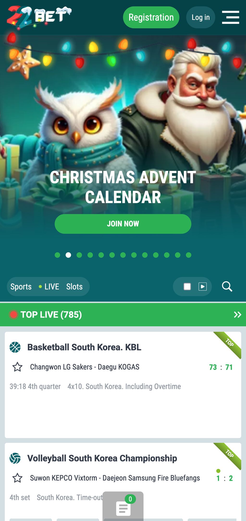 22bet Kenya website