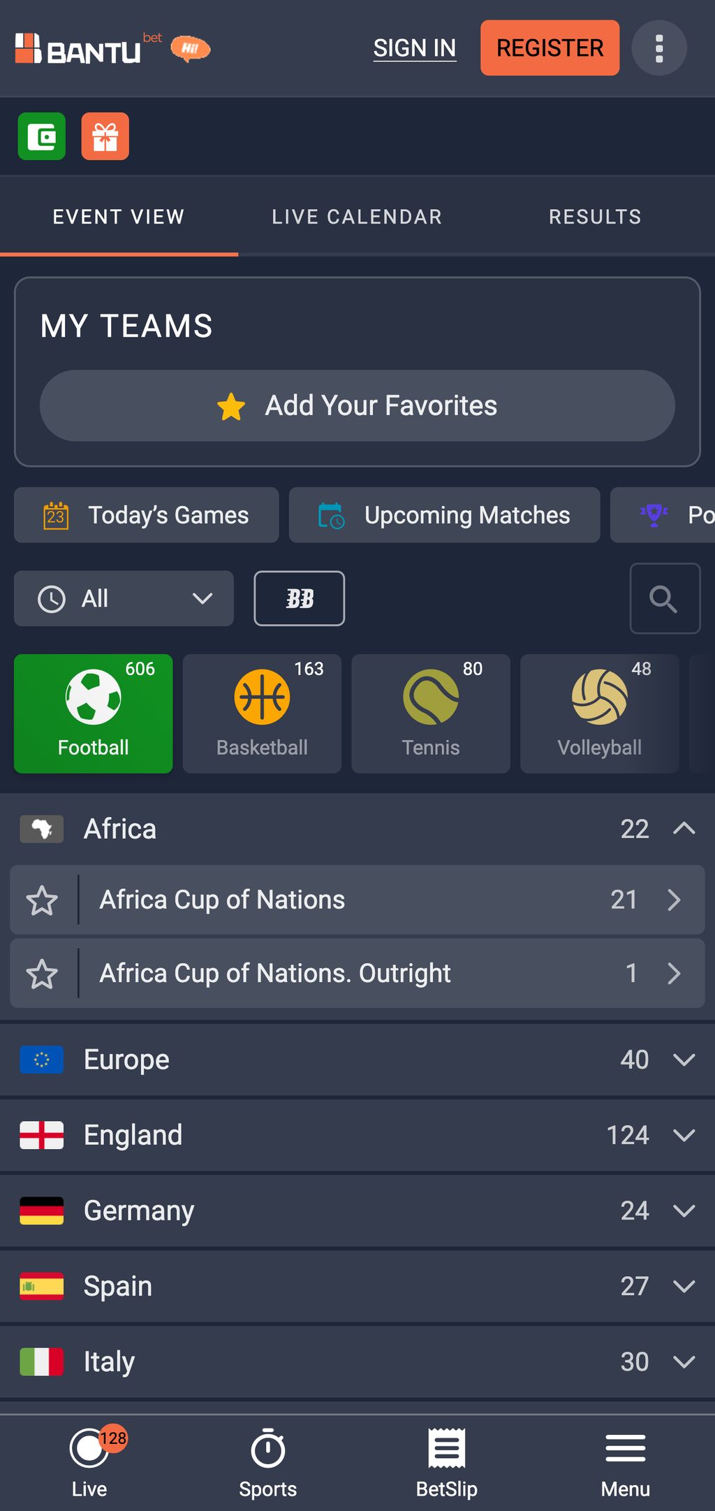 BantuBet sports betting